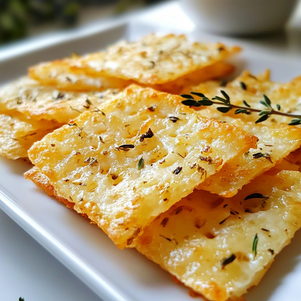 Cheesy Carb-Free Parmesan Crisps Tasty Snack Idea