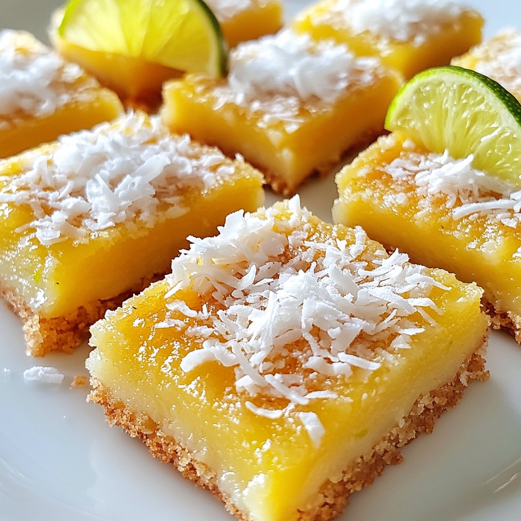 Sugar-Free Coconut Lime Bars Tasty and Easy Treat