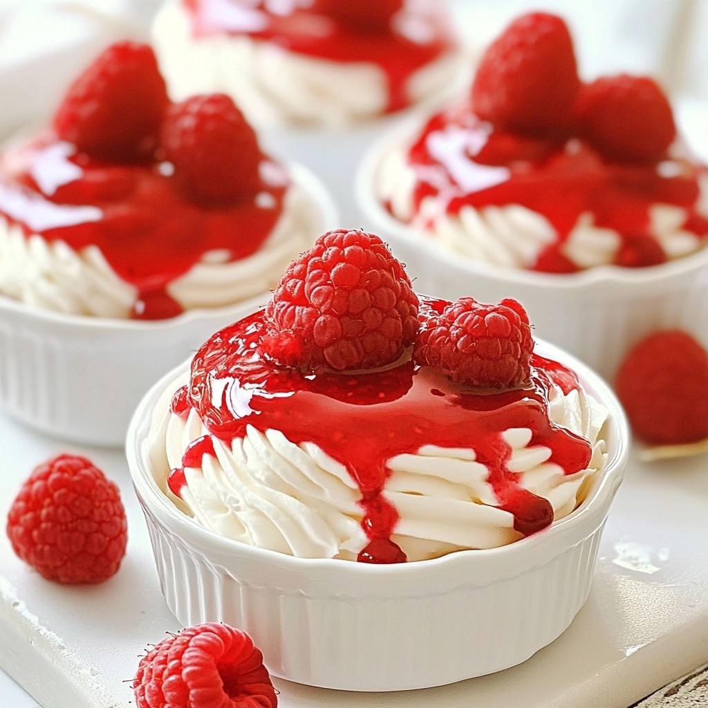 Sugar-Free Raspberry Cheesecake Mousse Delight