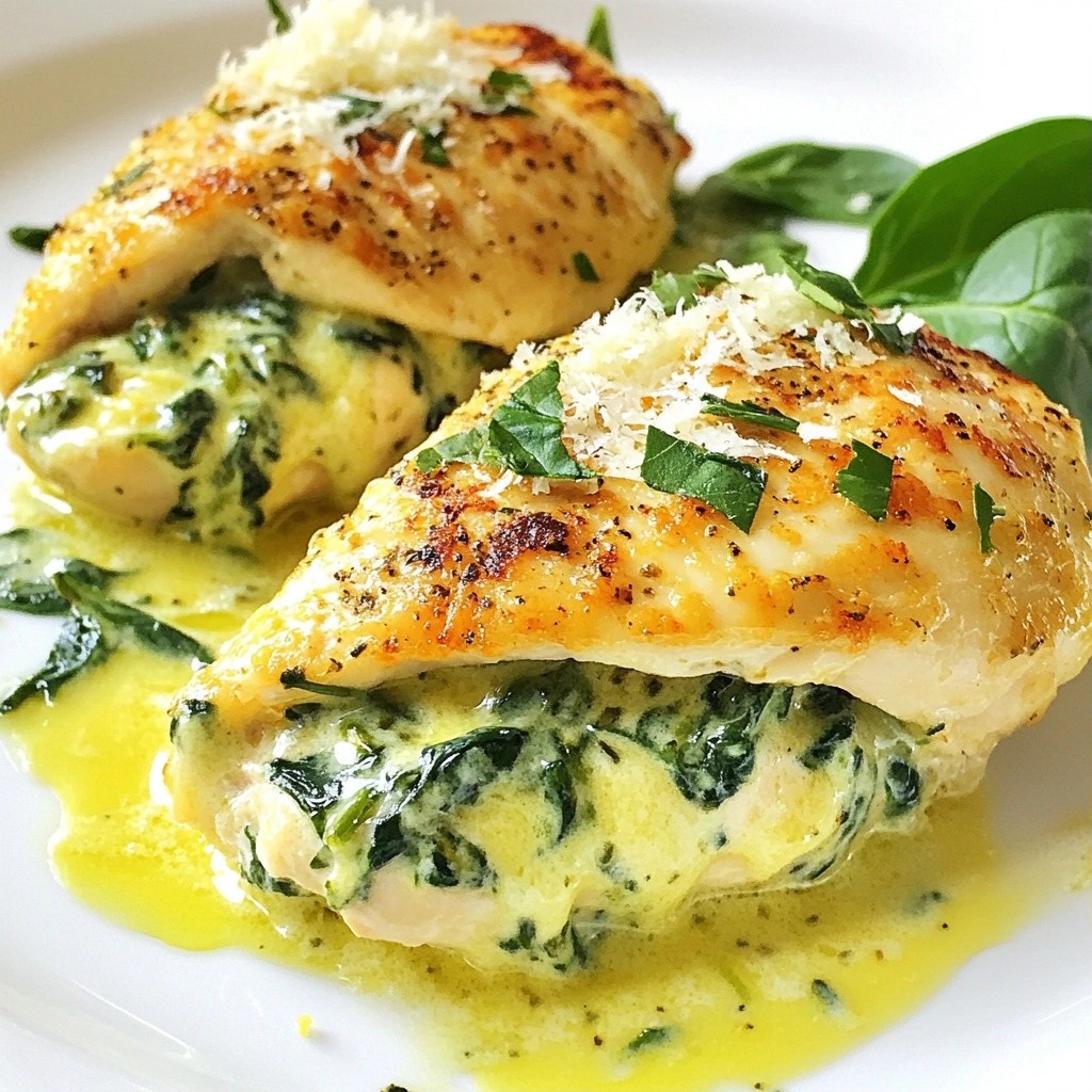 Creamy Keto Spinach Stuffed Chicken Breast Delight