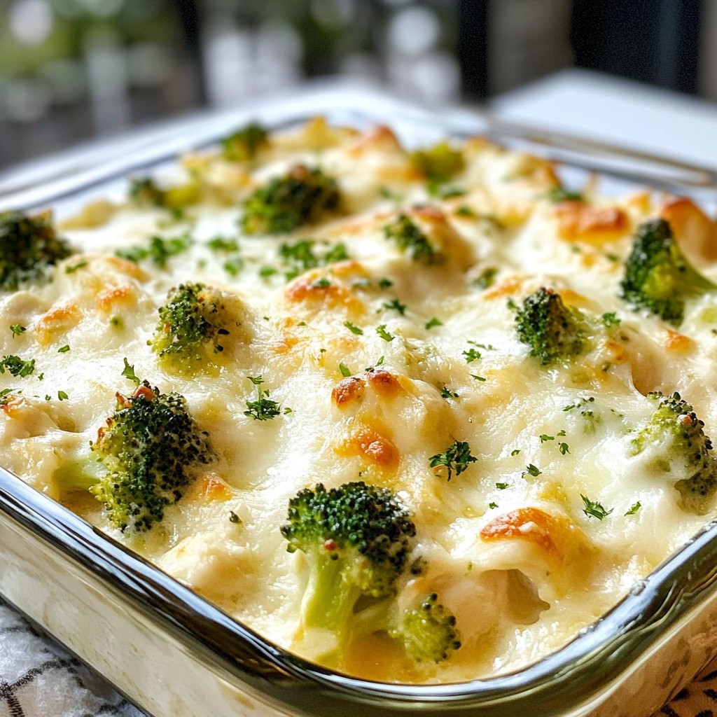 Easy Keto Chicken Alfredo Bake Creamy and Comforting