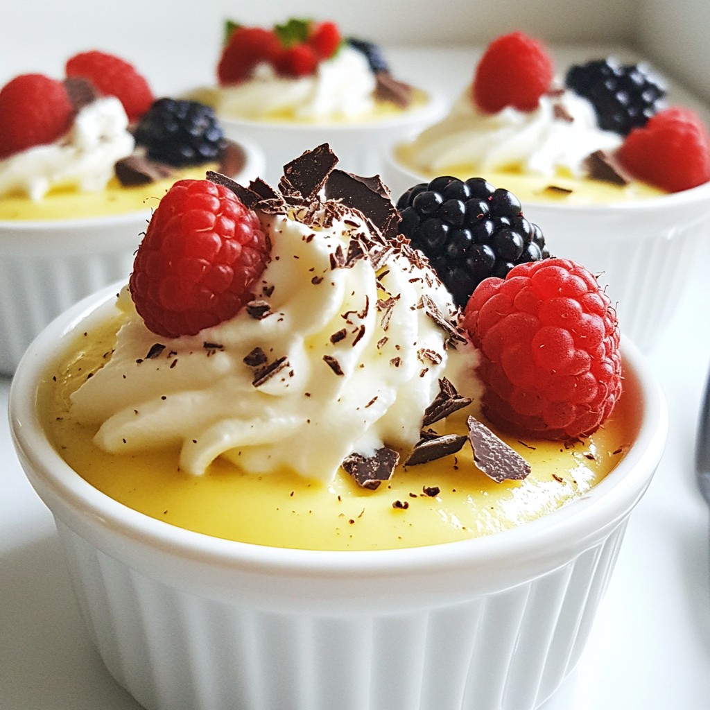 Creamy Sugar-Free Vanilla Bean Custard Delight