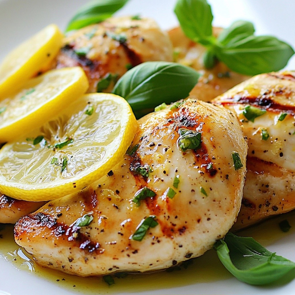 Zesty Keto Lemon Basil Grilled Chicken Recipe Delight