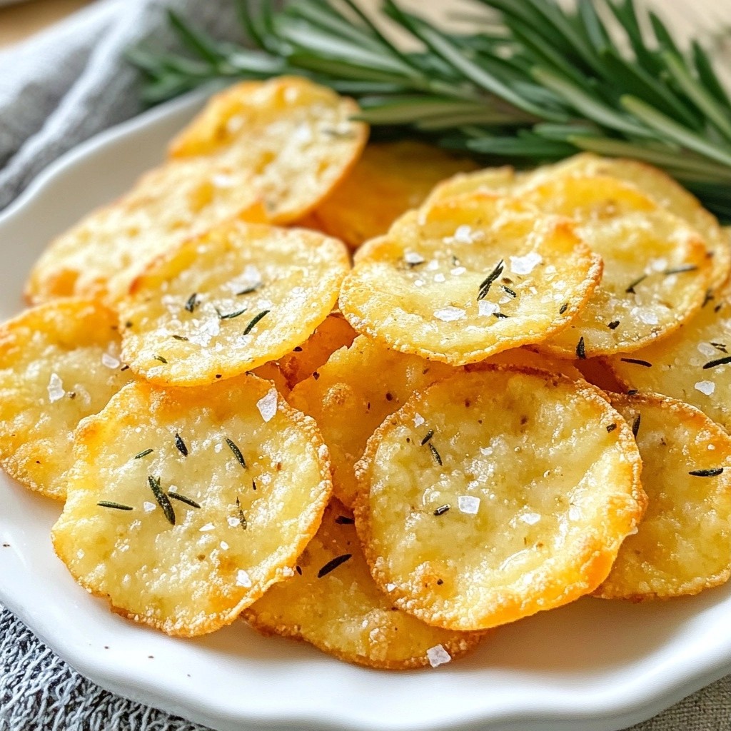 Crunchy Keto Rosemary Cheddar Crisps Recipe