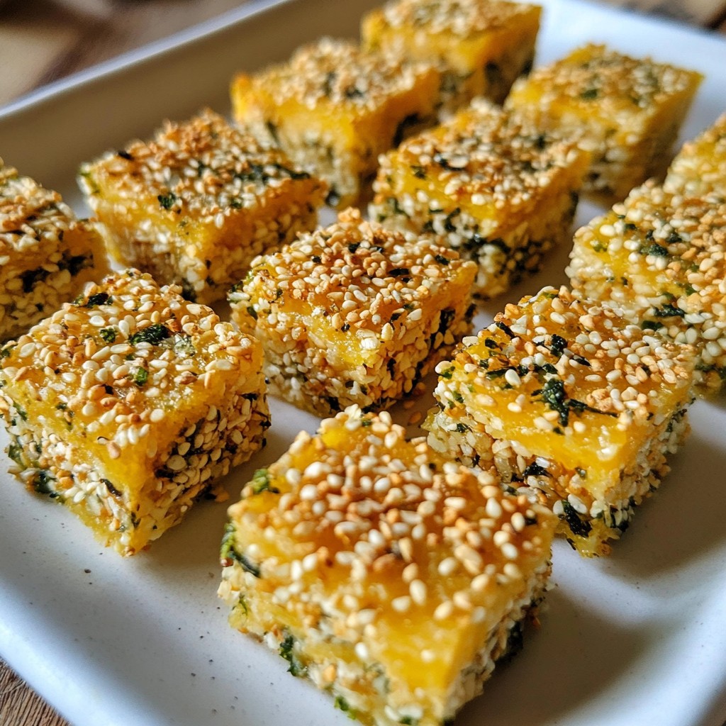 Crunchy Keto Seaweed Sesame Bites Snack Delight