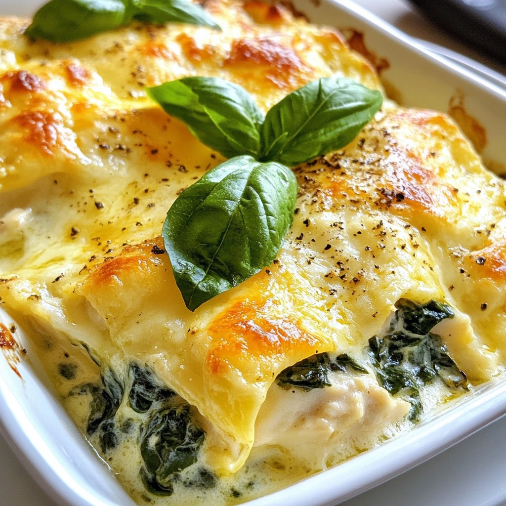 Creamy Keto Spinach and Chicken Casserole Delight