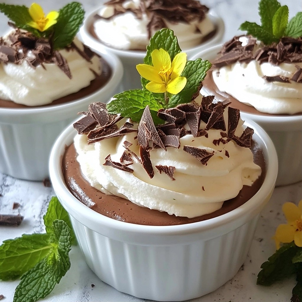 Creamy Low-Carb Mint Chocolate Mousse Delight