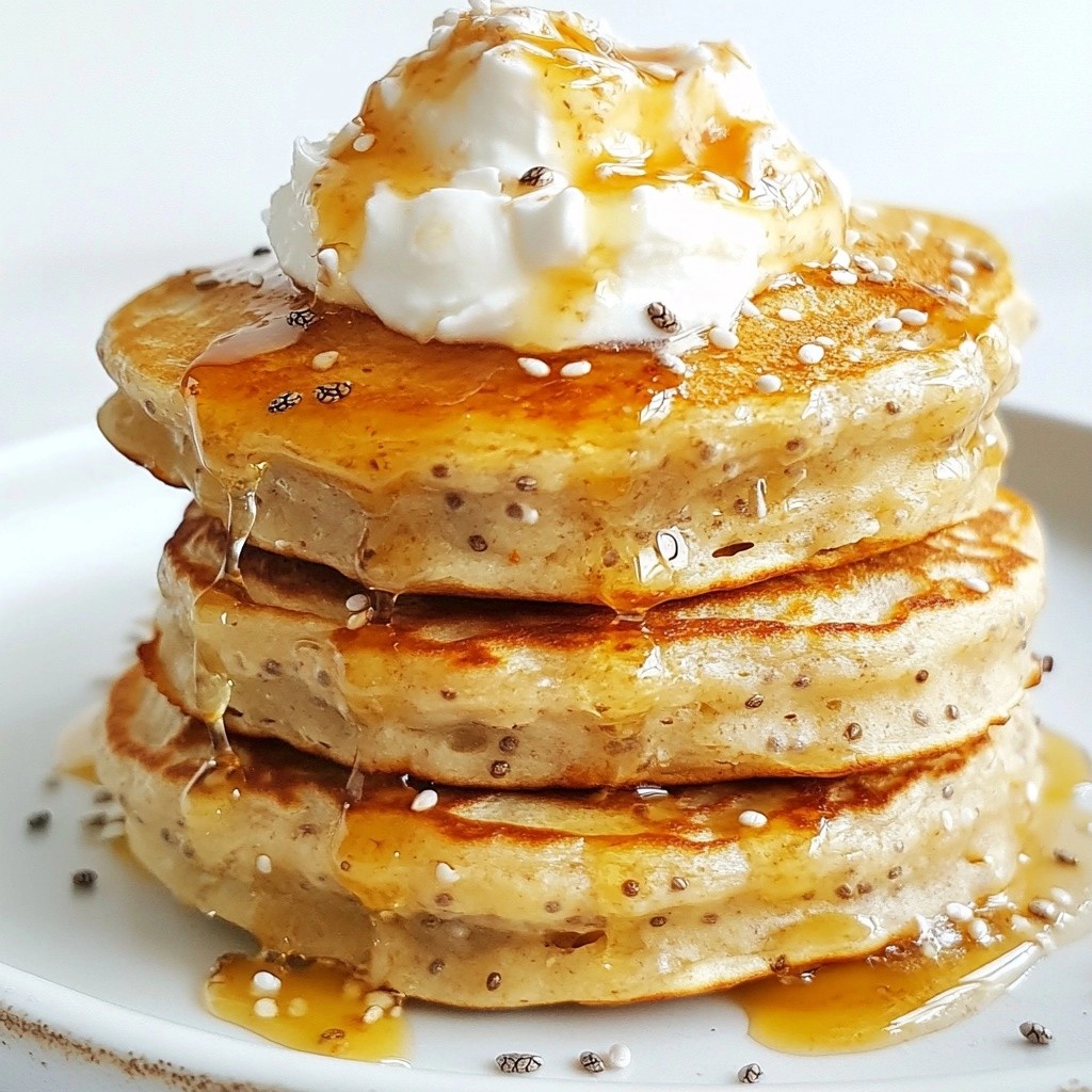 Fluffy Low-Carb Chia Seed Pancakes Easy and Tasty Treat
