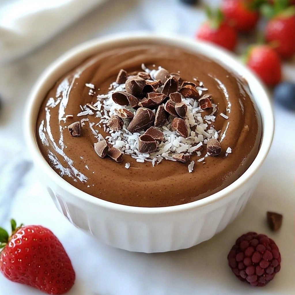 Silky Low-Carb Chocolate Avocado Pudding Delight