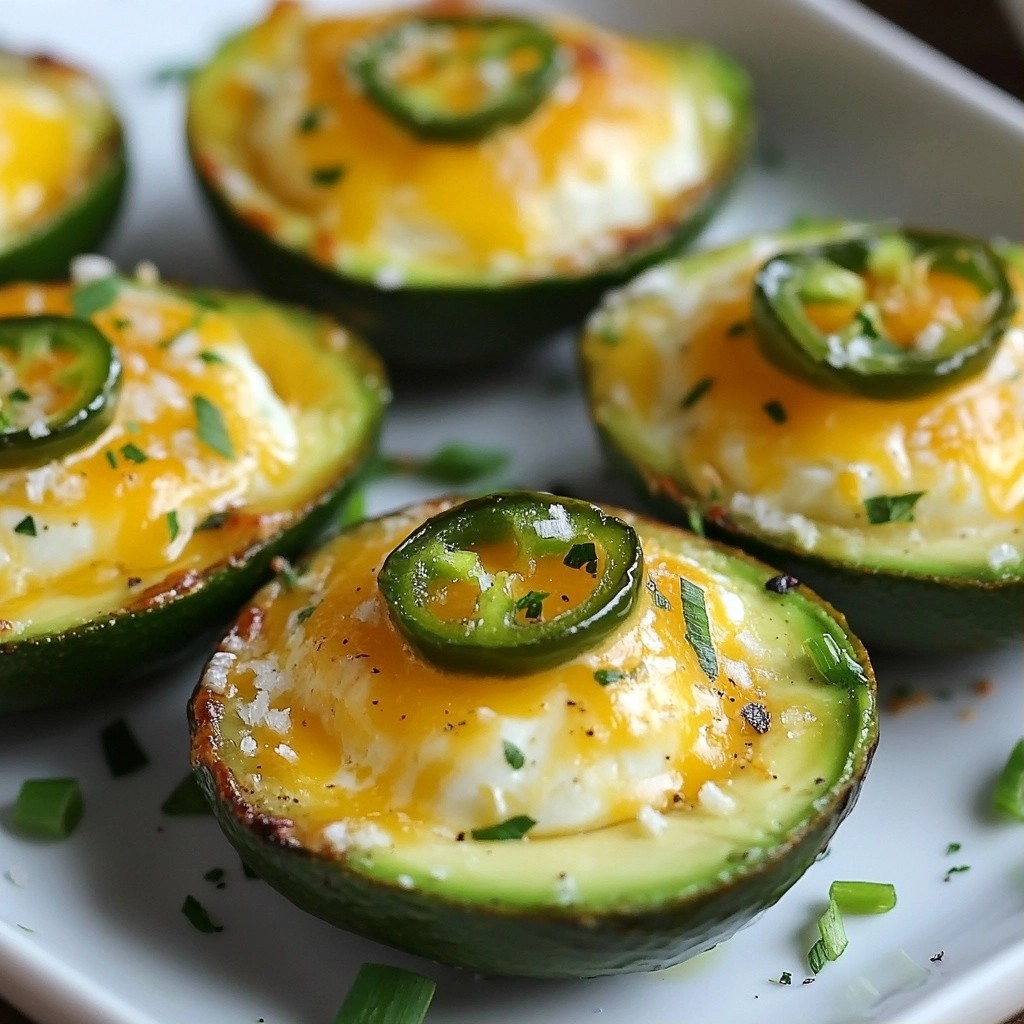 Cheesy Keto Jalapeño Avocado Bites Irresistible Snack