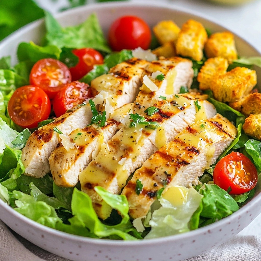 Easy Keto Chicken Caesar Salad Bowls for Quick Meals
