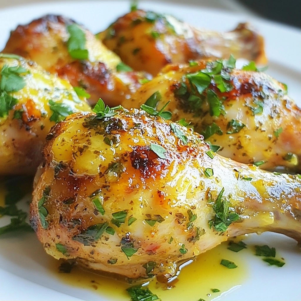 Savory Keto Herb Butter Chicken Drumsticks Recipe