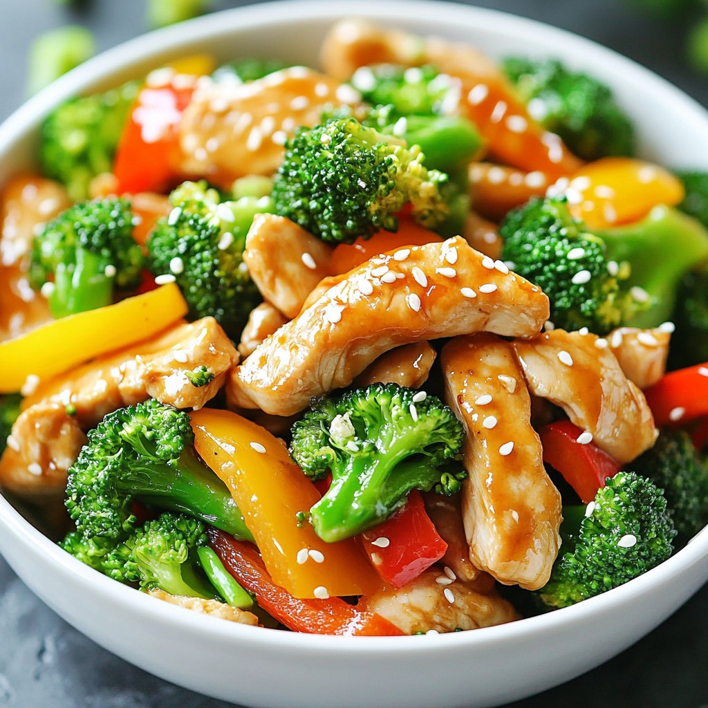 Easy Keto Chicken and Broccoli Stir-Fry Simple Meal