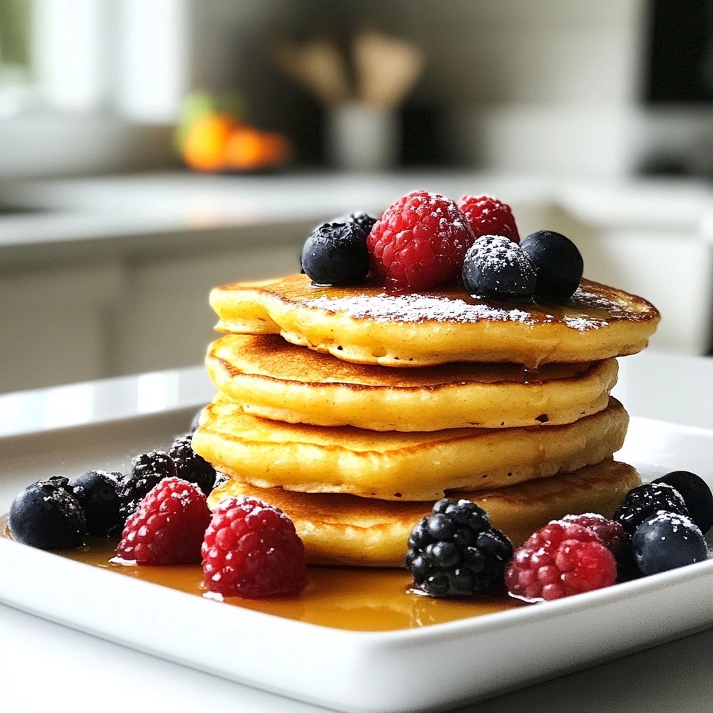 Fluffy Low-Carb Ricotta Pancakes Easy and Tasty Recipe