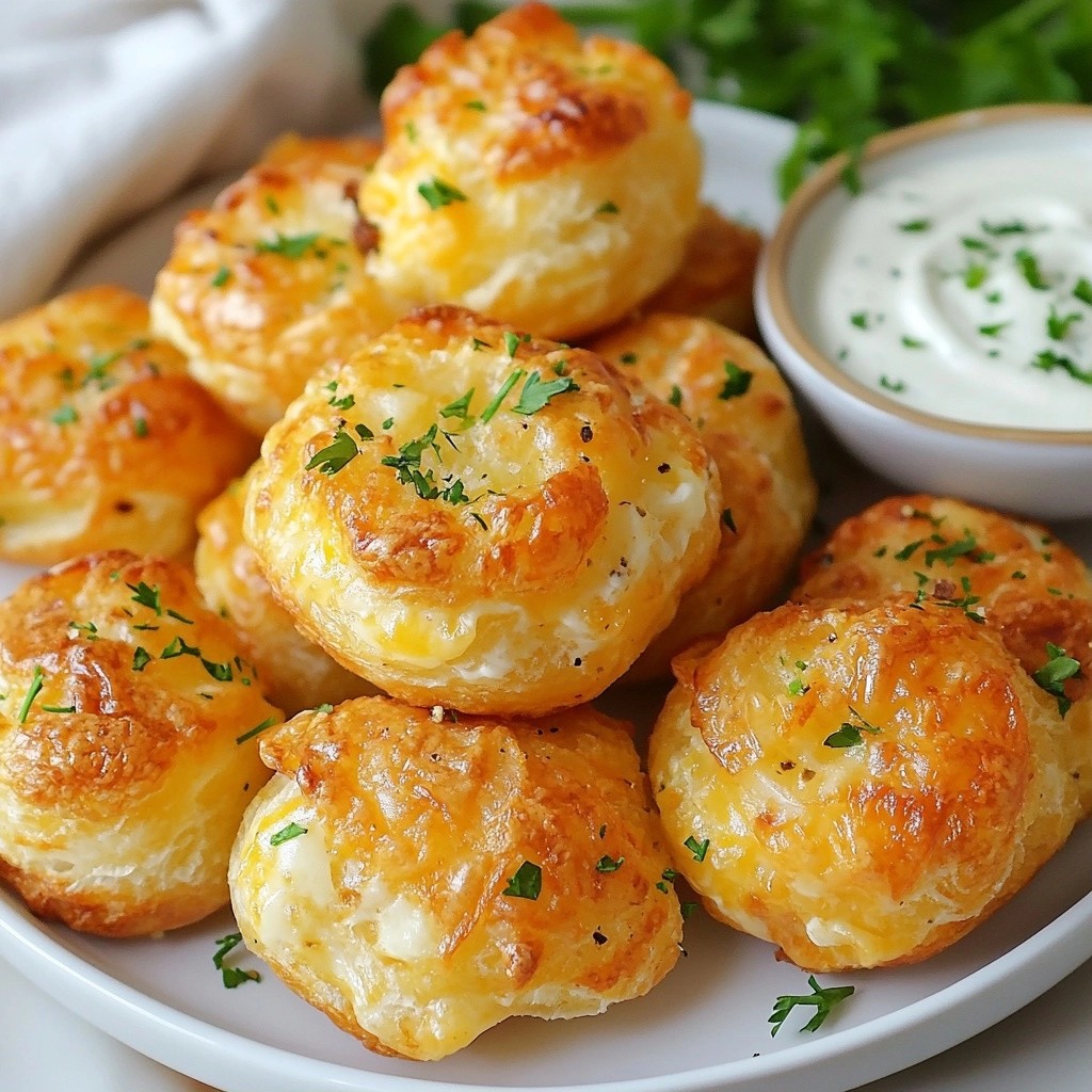 Crunchy Keto Onion Garlic Cheese Puffs Recipe