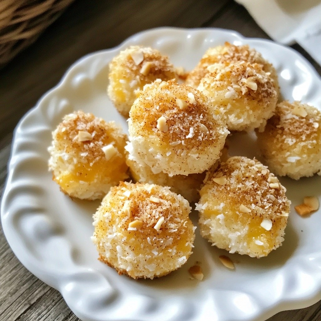 Crunchy Sugar-Free Cinnamon Coconut Bites Recipe