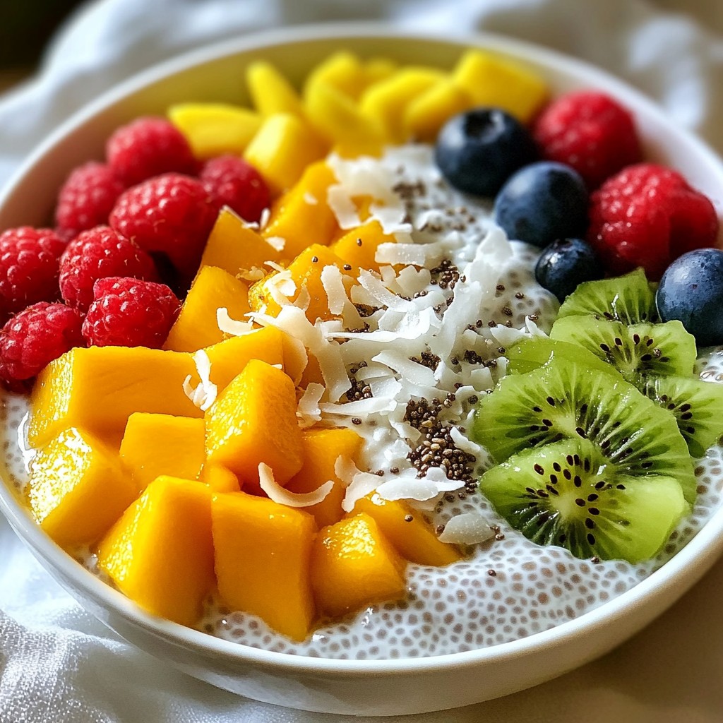 Sugar-Free Vanilla Coconut Chia Pudding Delight