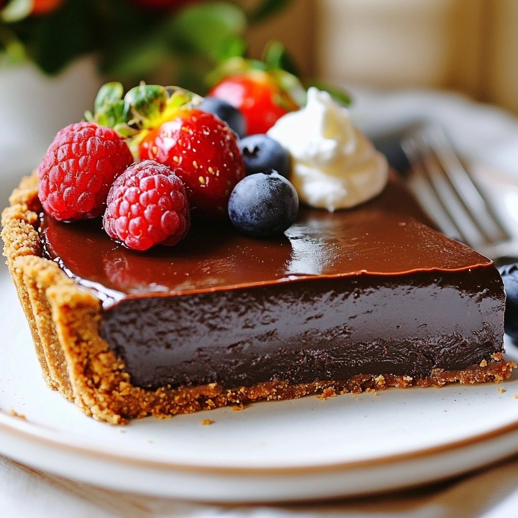 Velvety Sugar-Free Chocolate Ganache Tart Delight