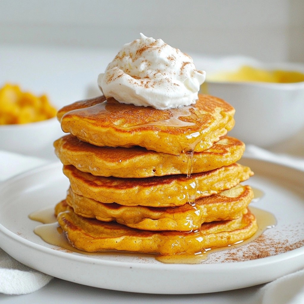 Fluffy Keto Pumpkin Spice Pancakes Easy Breakfast Recipe