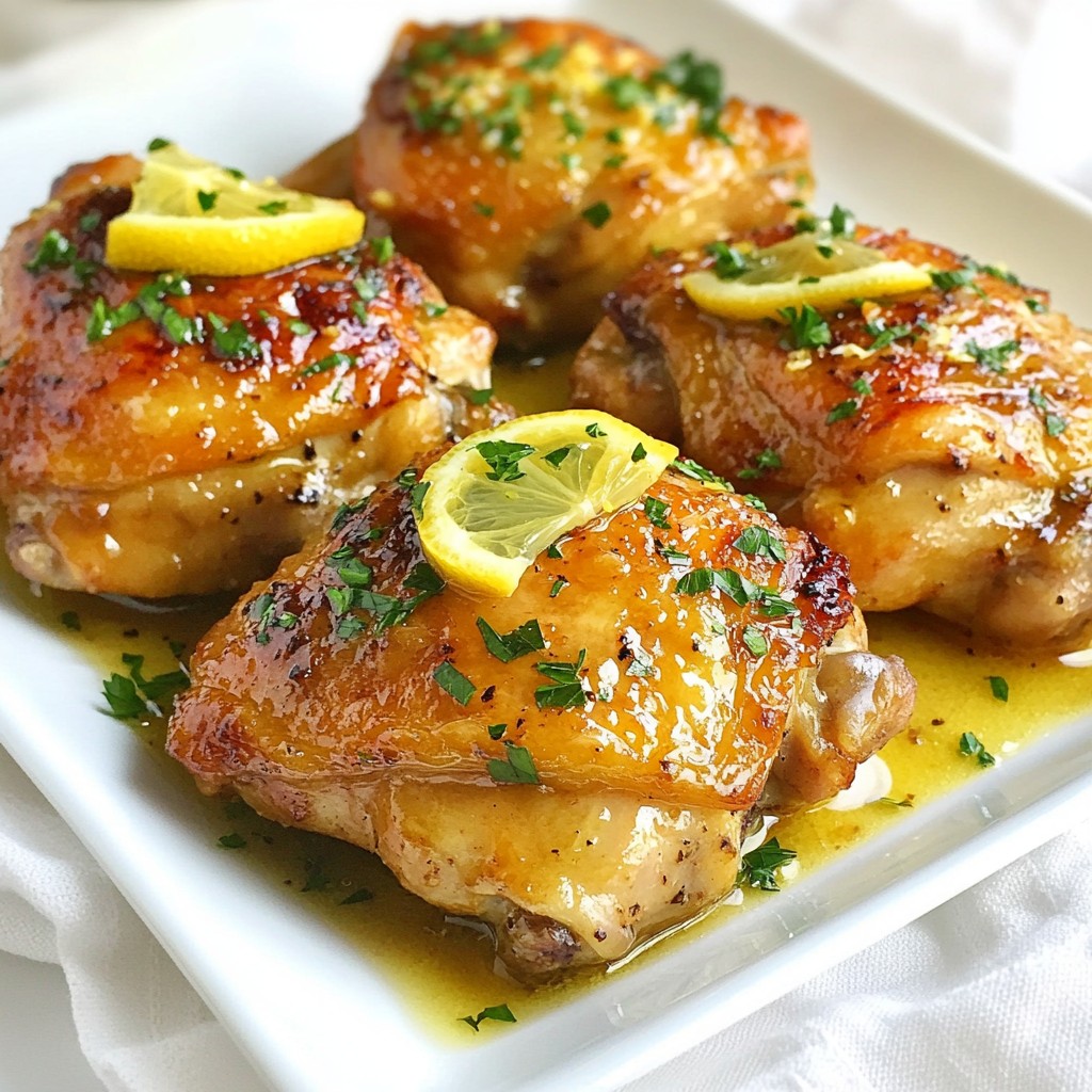 Savory Keto Lemon Garlic Butter Chicken Delight
