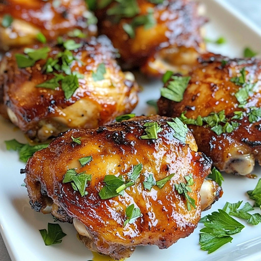 Smoky Keto BBQ Chicken Thighs with Herbs Delight