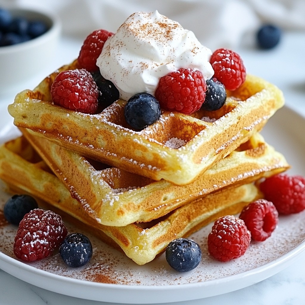 Fluffy Keto Nutmeg Spiced Waffles Simple and Tasty