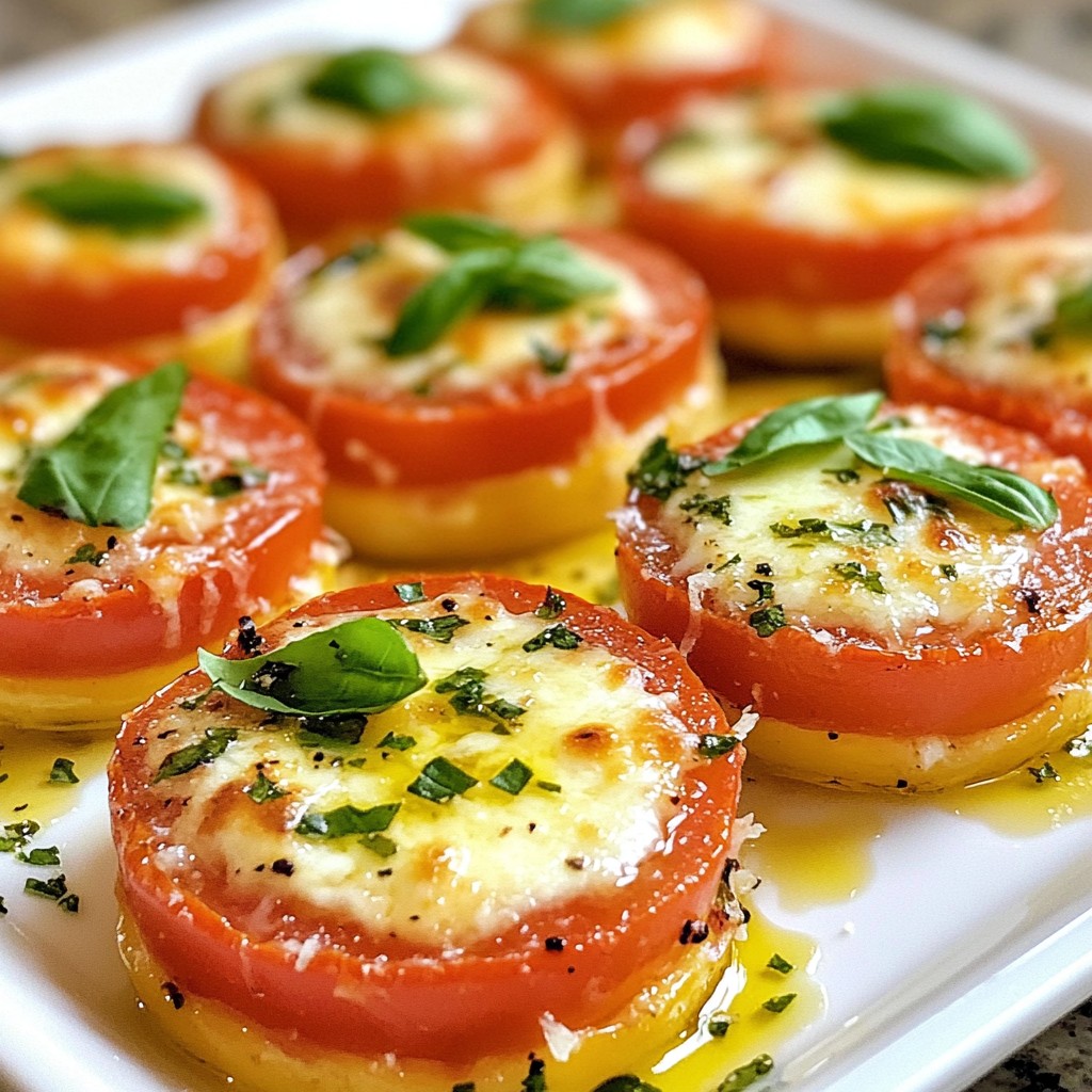 Cheesy Keto Tomato Basil Bites Flavorful Snack Idea