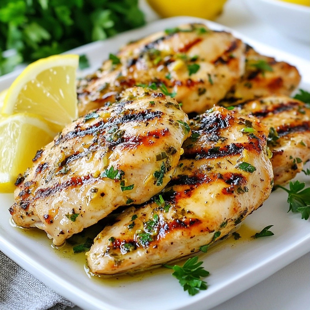 Grilled Keto Lemon Herb Chicken Breasts Easy Recipe