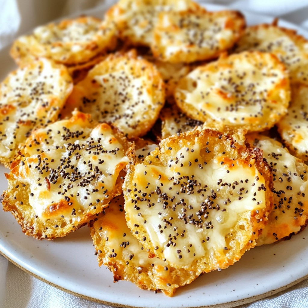Crunchy Keto Everything Bagel Cheese Chips Recipe