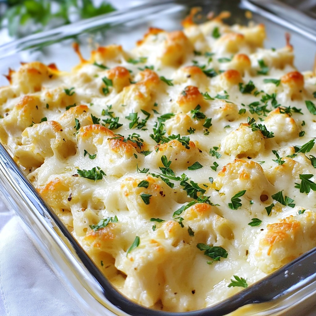 Easy Keto Chicken Alfredo Bake Flavorful and Quick Dish