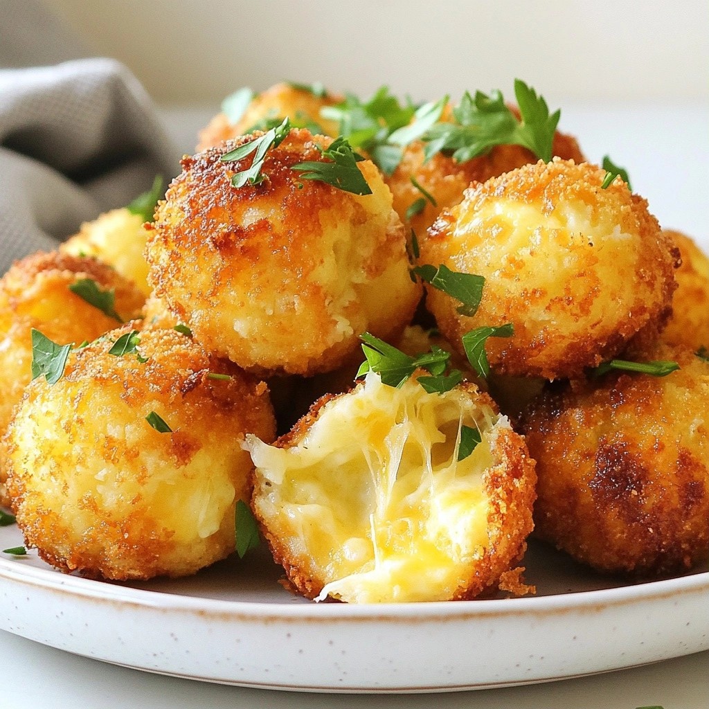 Cheesy Keto Cauliflower Cheese Balls Flavorful Treat