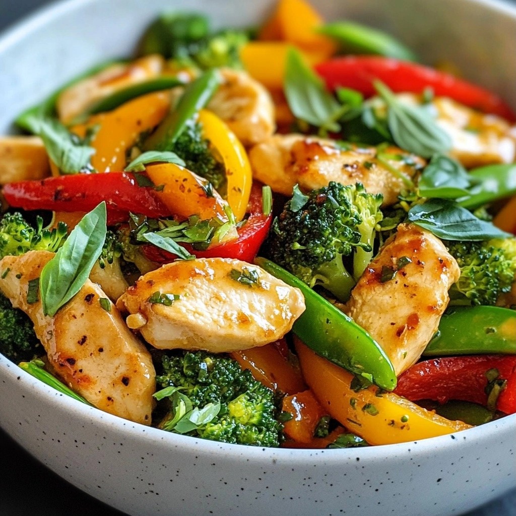Zesty Low-Carb Herb Chicken Stir-Fry Recipe Delight