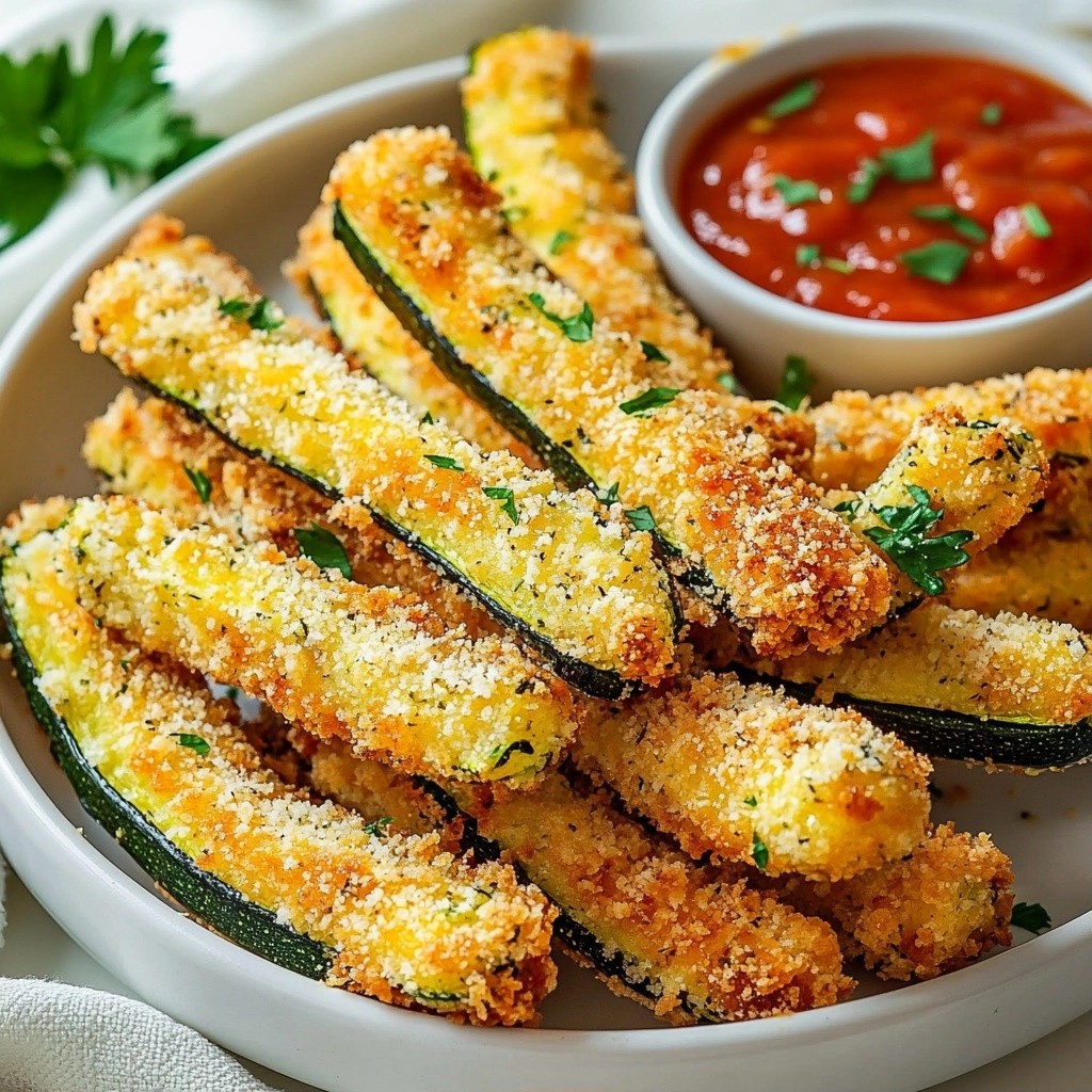 Crispy Keto Parmesan Zucchini Fries Recipe Delight