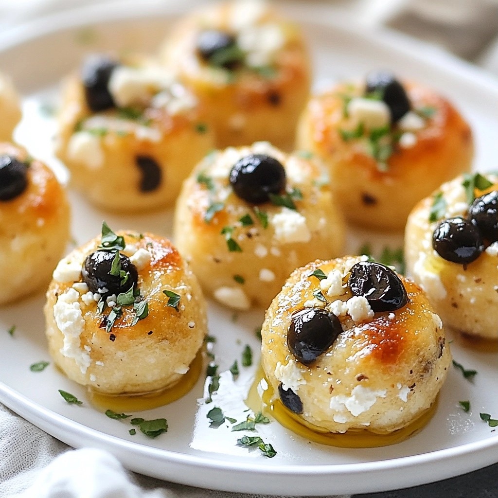 Savory Keto Black Olive and Feta Cheese Bites Recipe