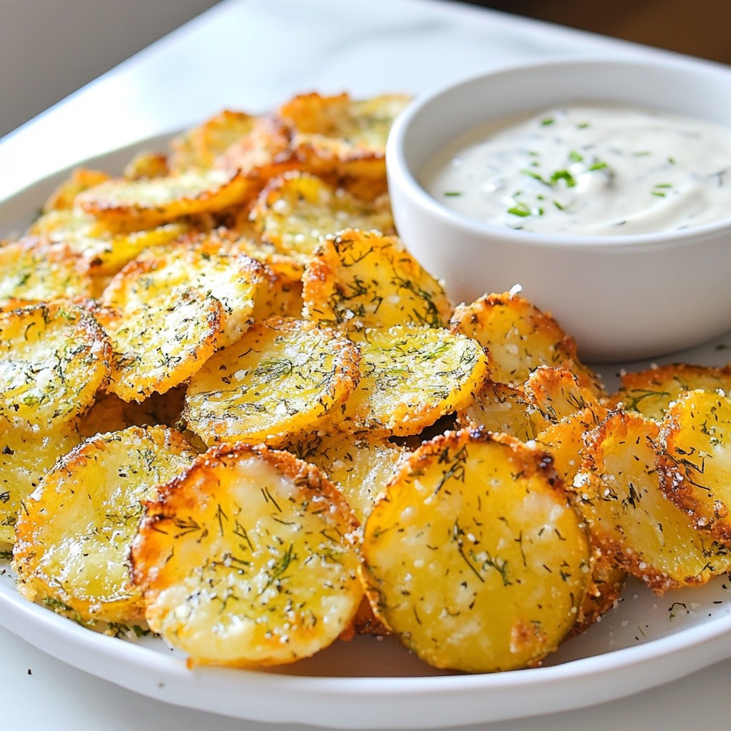 Crunchy Keto Dill Pickle Cheese Chips Recipe Guide