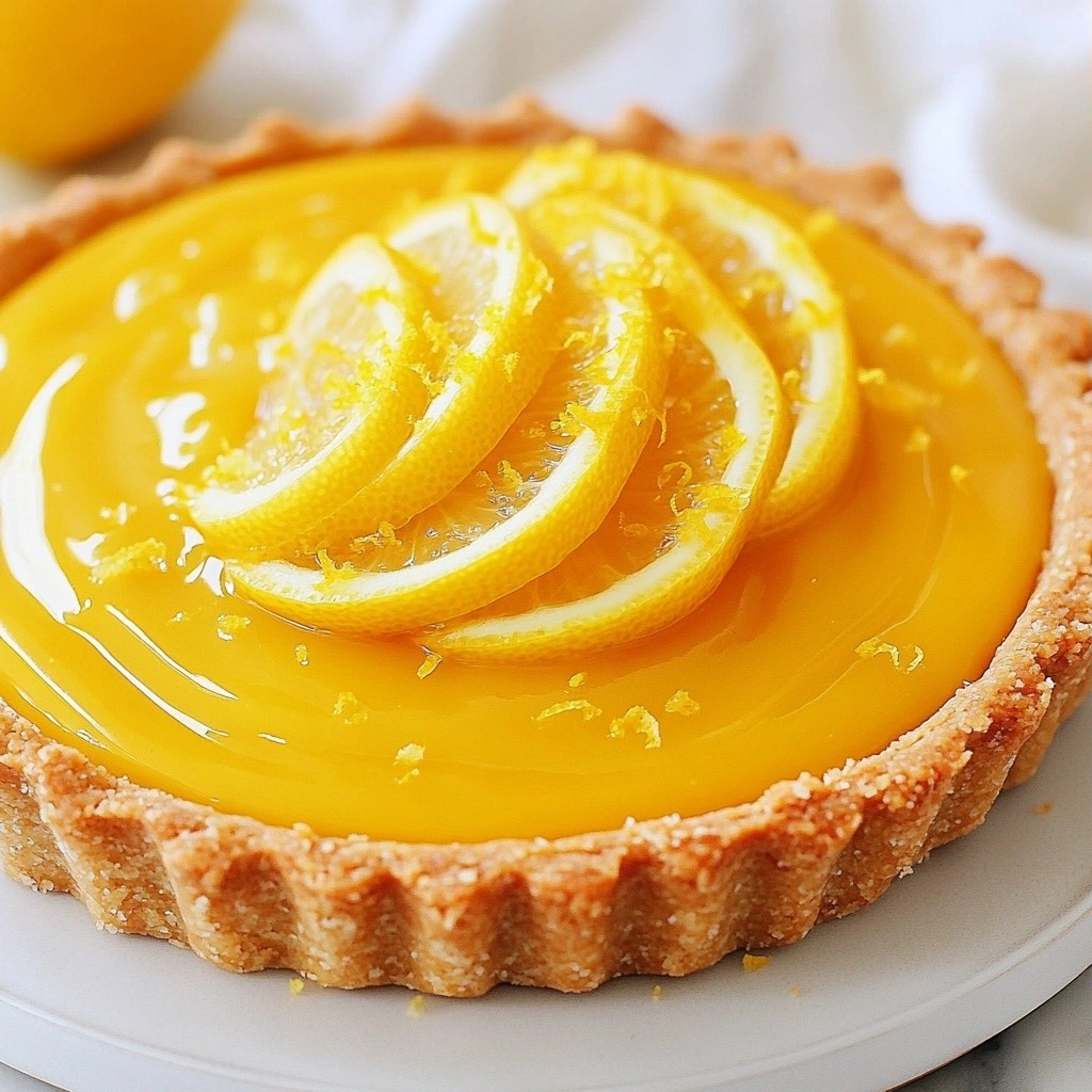 Creamy Sugar-Free Lemon Curd Tart Simple Delight