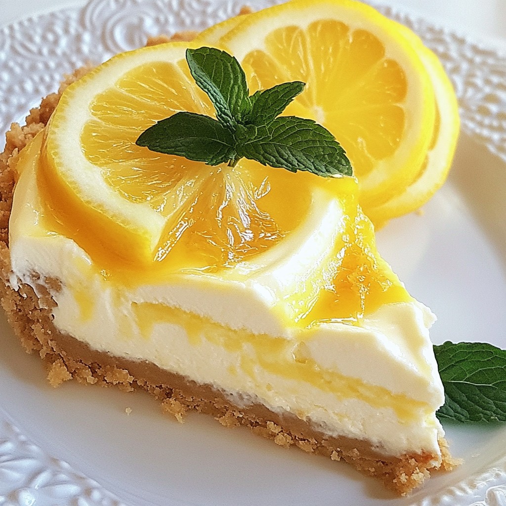 Sugar-Free Low-Carb Lemon Cheesecake Delight