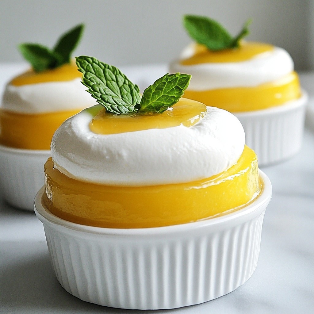 Sugar-Free Lemon Mousse Cups Delightful and Easy Treat