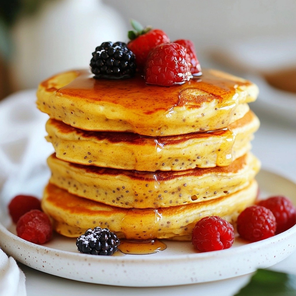 Fluffy Keto Chia Seed Pancakes Simple and Tasty Recipe