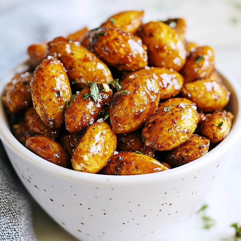 Crunchy Keto BBQ Spiced Almonds Tasty Snack Recipe
