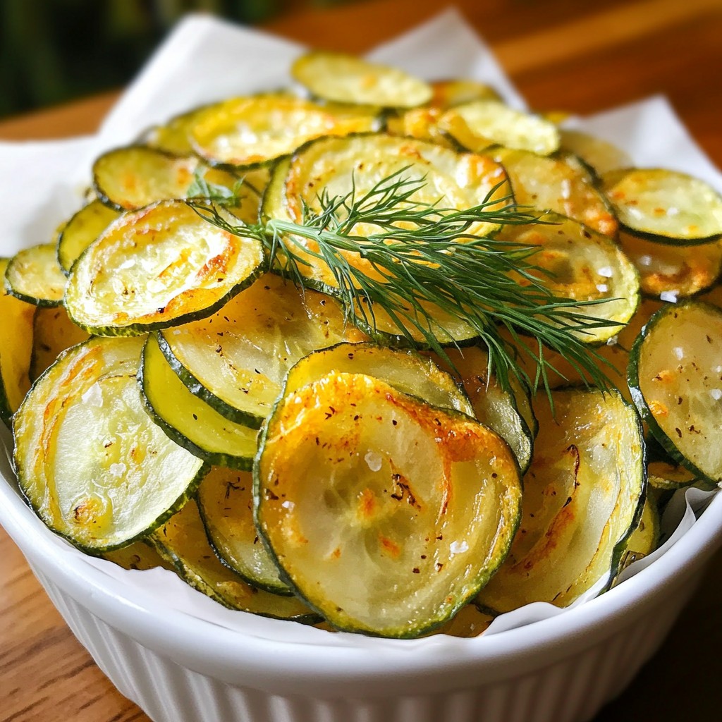 Spicy Keto Cucumber Dill Chips Crispy and Flavorful Snack