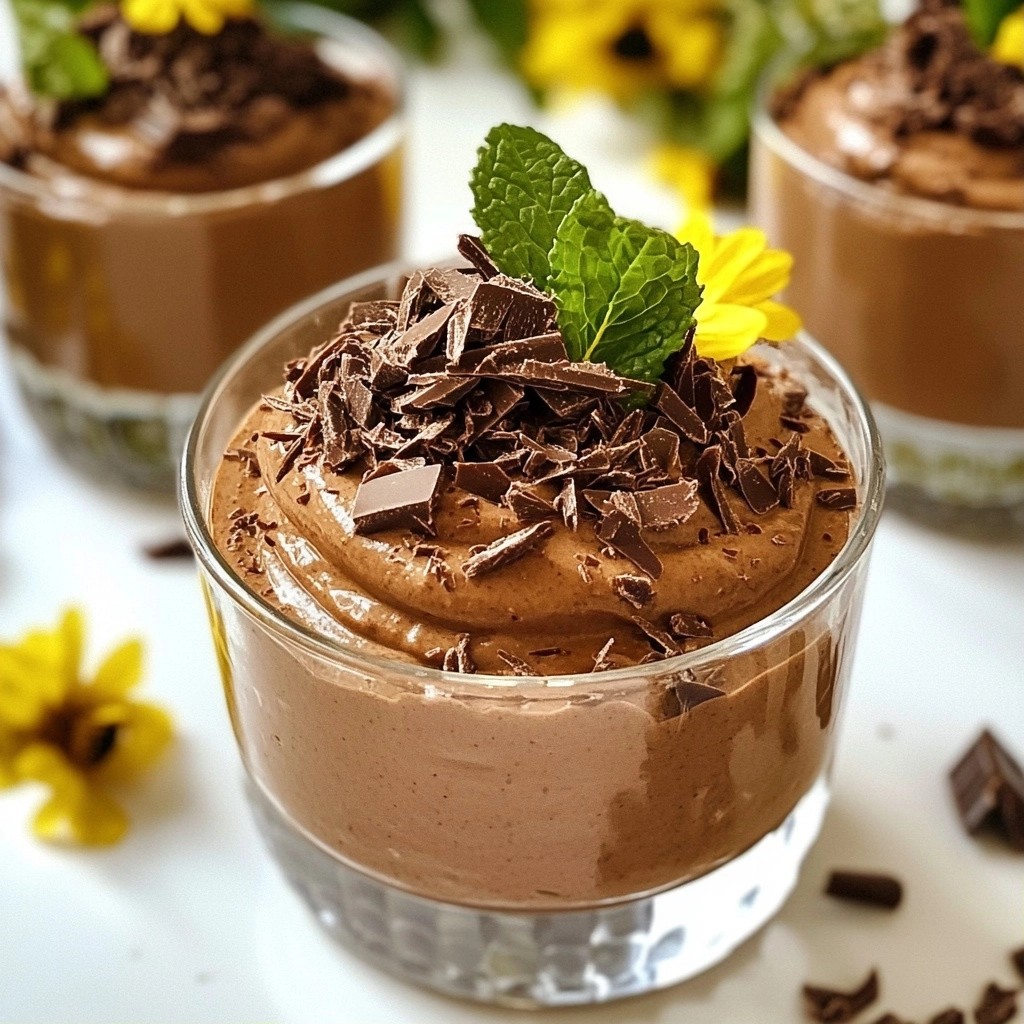 Decadent Keto Chocolate Mint Mousse Delight