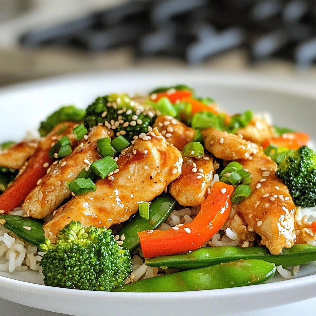 Spicy Keto Teriyaki Chicken Stir-Fry Delightful Meal