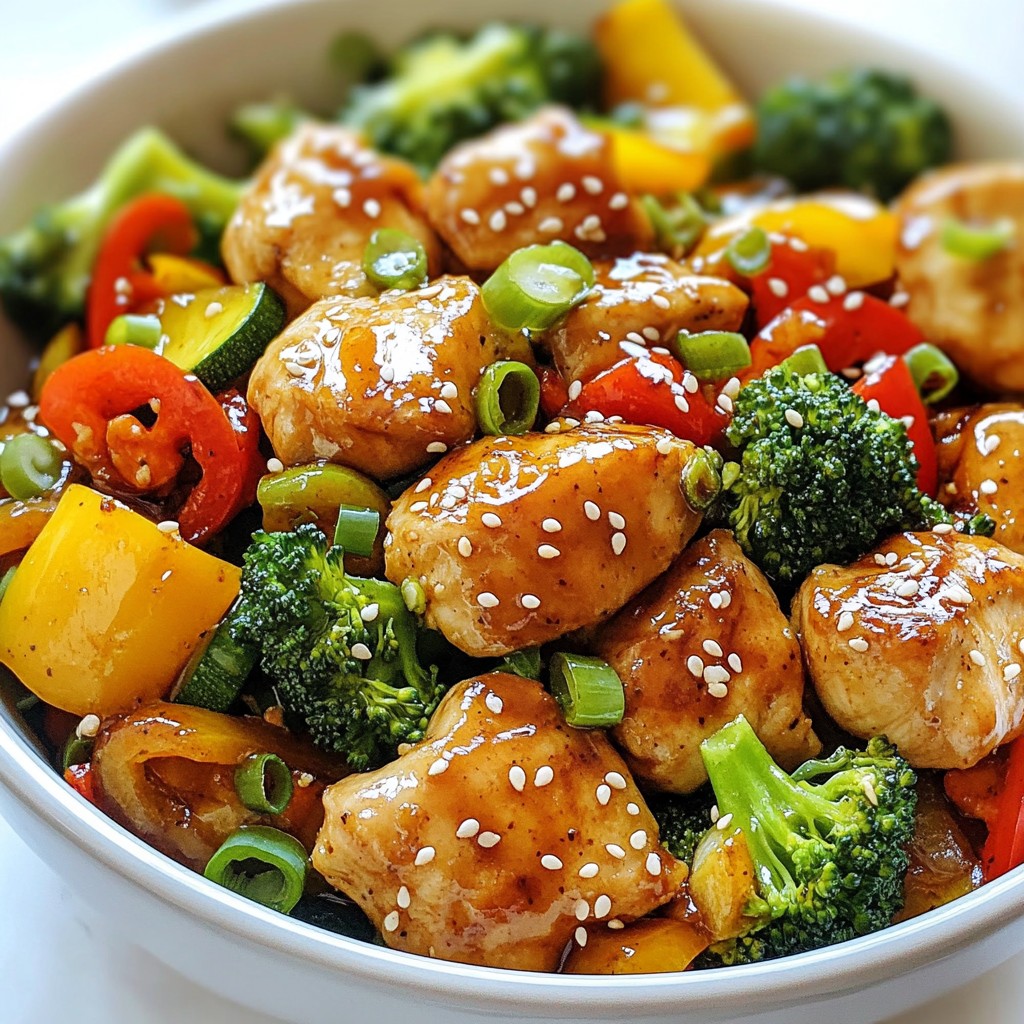 Spicy Keto Teriyaki Chicken Stir-Fry Recipe Delight