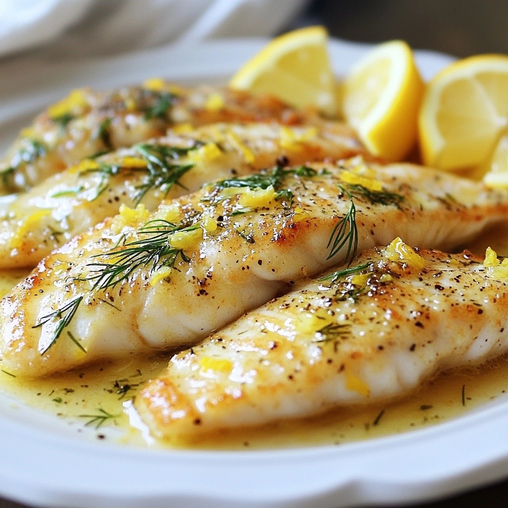 Zesty Keto Lemon Butter Tilapia Fillets Delight