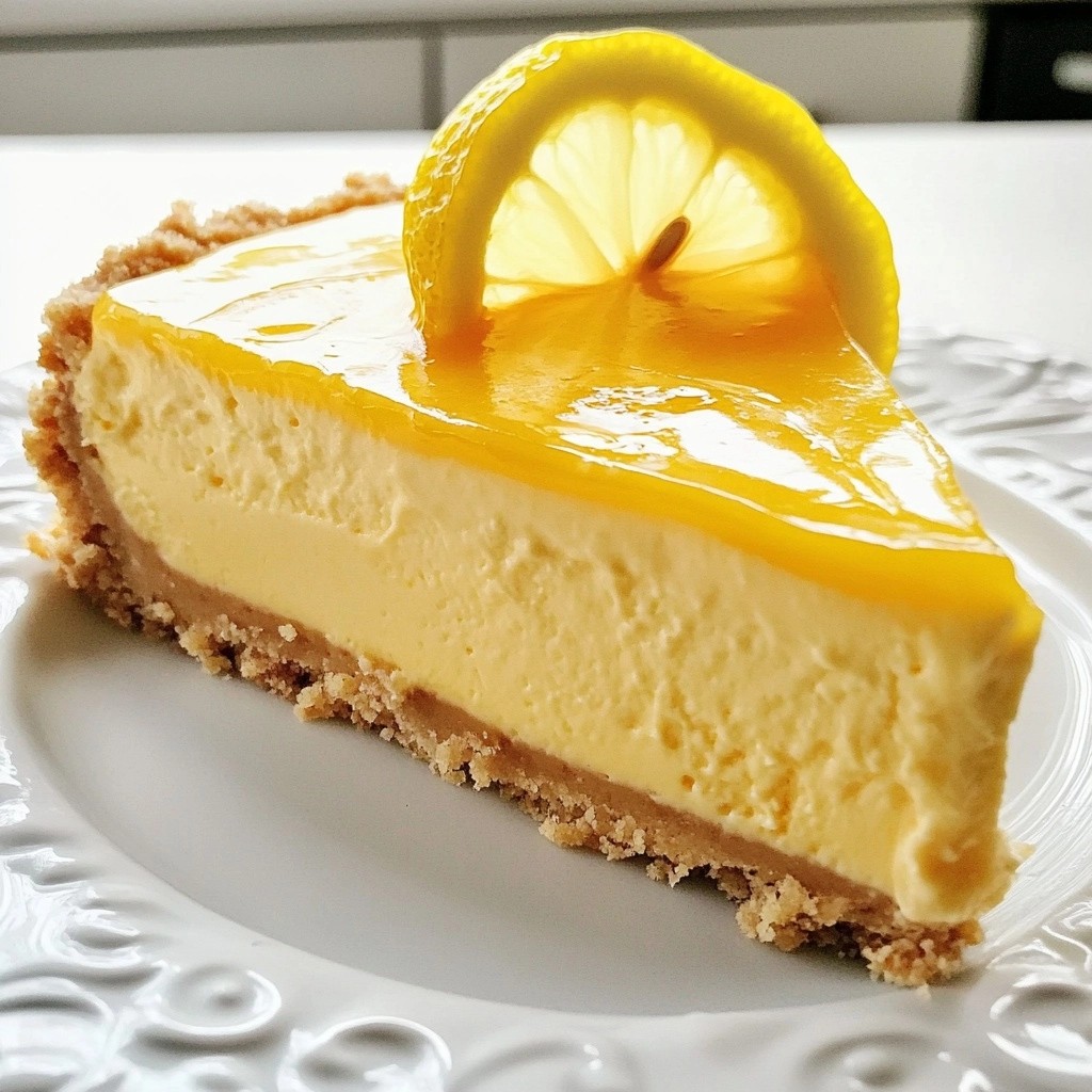Creamy Sugar-Free Lemon Cheesecake Delightful Treat