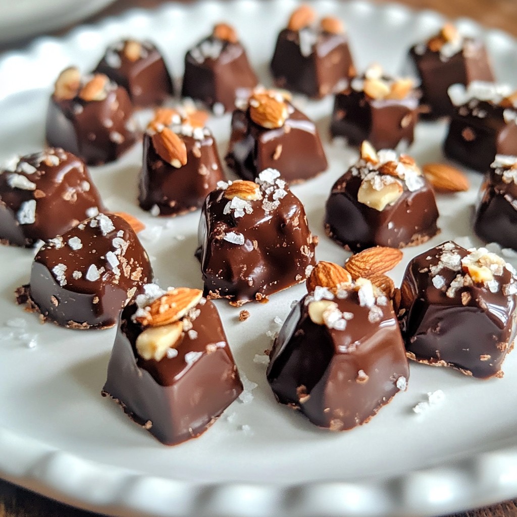 Crunchy Sugar-Free Dark Chocolate Almond Clusters Delight