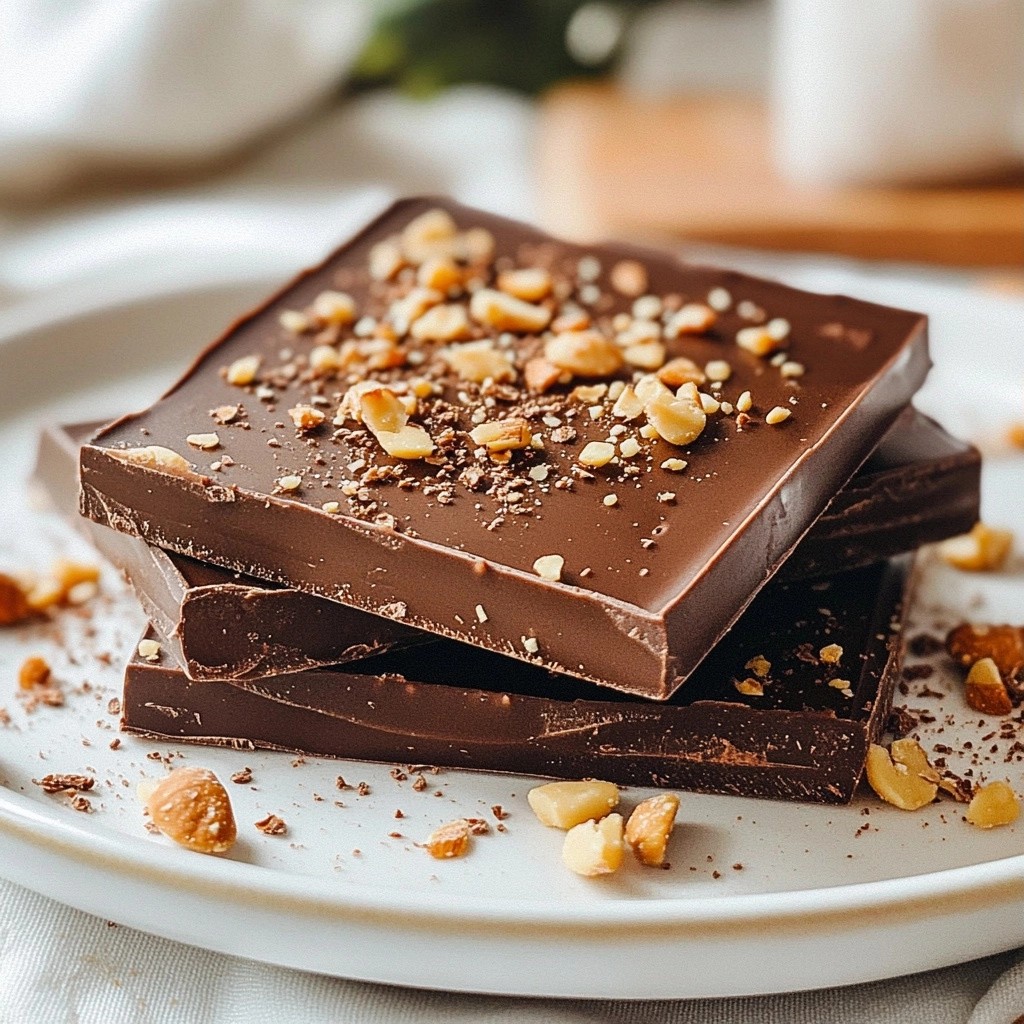 Sugar-Free Almond Butter Chocolate Bars Easy Recipe