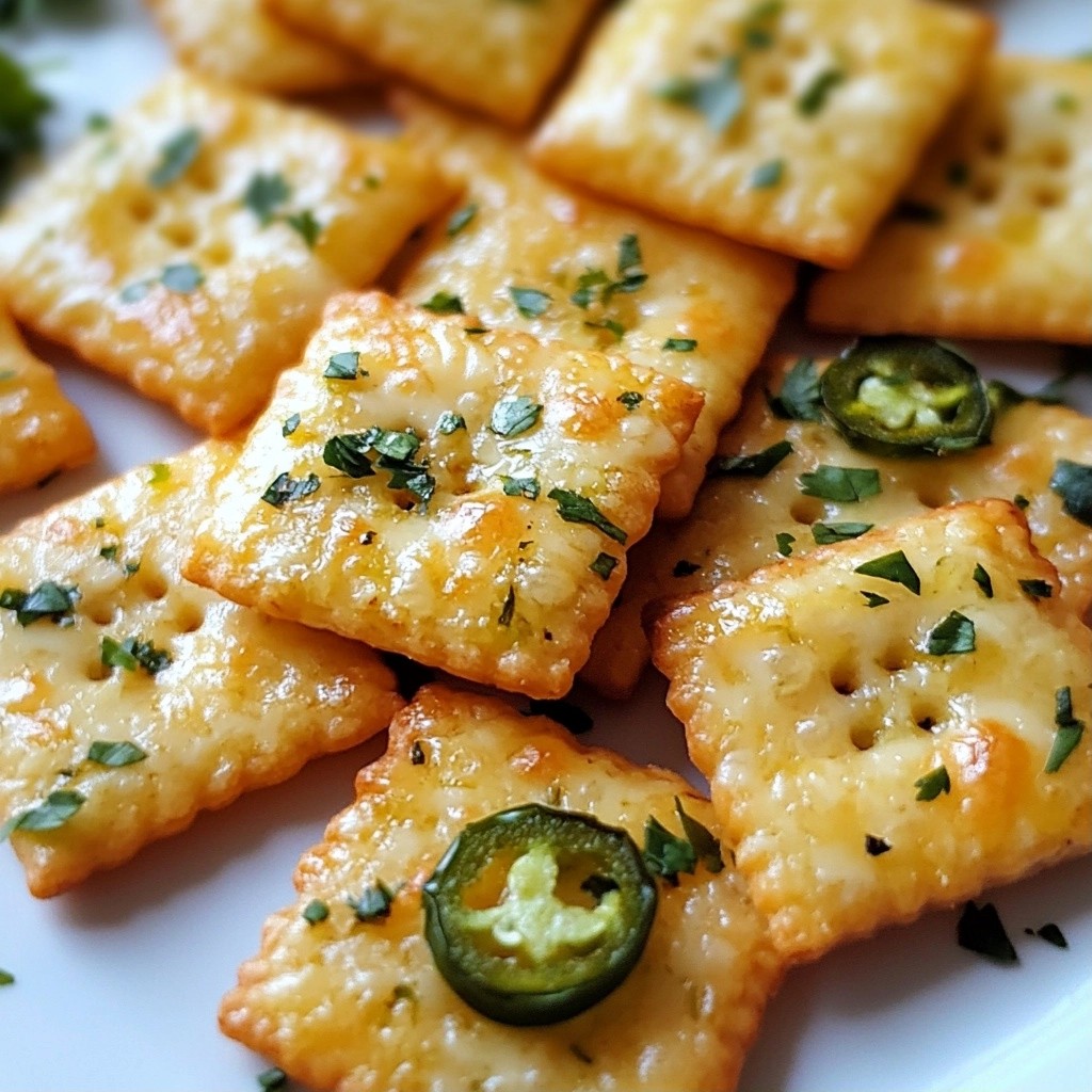 Crunchy Keto Jalapeño Lime Cheese Crackers Recipe