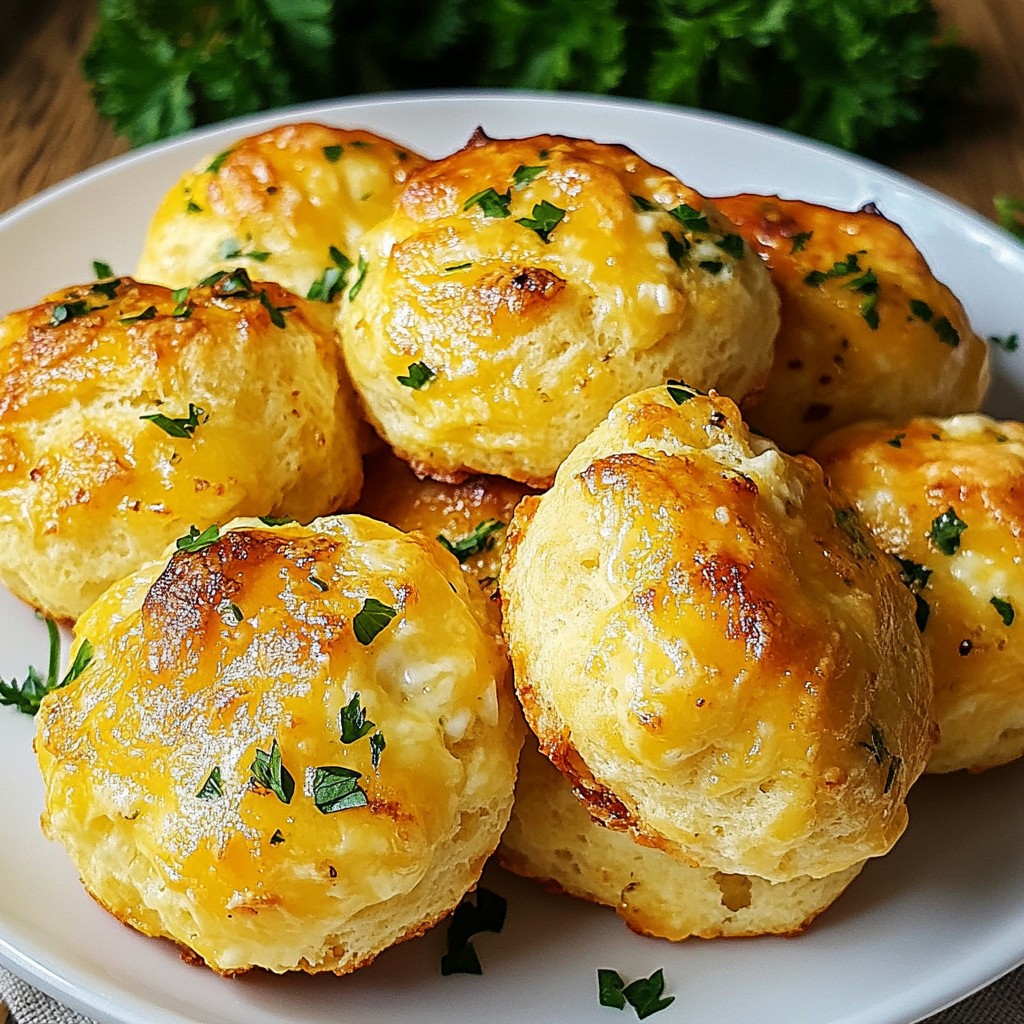 Savory Keto Garlic Cheese Biscuits Easy and Delicious